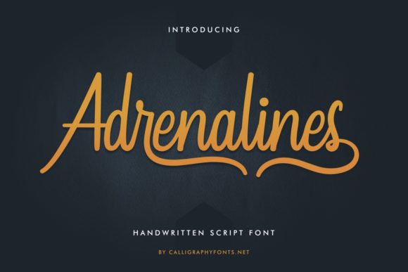 Adrenalines Font for Stylish Editorial Design