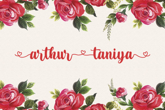 Arthur Taniya: A Script Font That Elevates Branding