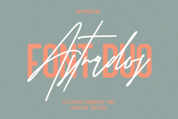 Astrados Signature Font for Branding and Design Projects