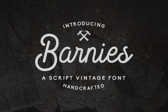 Barnies Font for Campaign Design and Branding