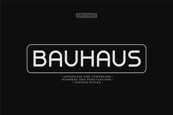 Bauhaus Sans Serif Font for Modern Web Design