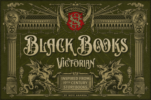 Black Books Victorian: A Bold Blackletter Font for Creative Projects