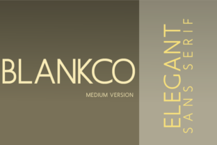 Blankco Medium for Modern Branding and Clean Typography