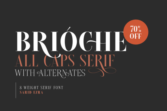 Brioche Font for Handmade Creations