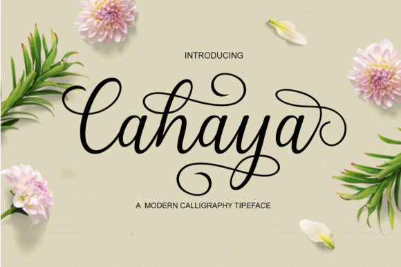 Cahaya: A Script Handwritten Font for Timeless Branding