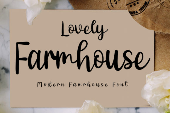 Discover the Elegance of Lovely Farmhouse Font