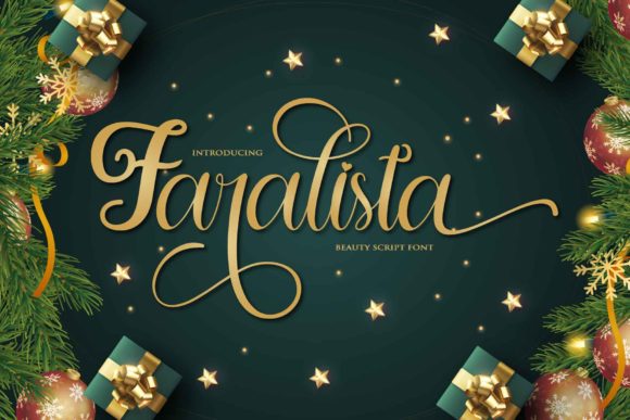 Faralista Font: Elegant Script for Creative Projects