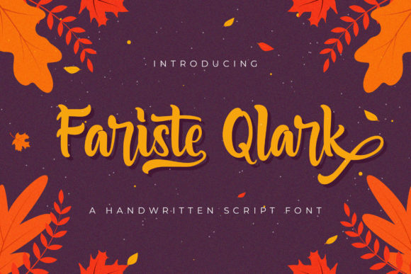 Fariste Qlark: A Handwritten Font for Modern Web Design