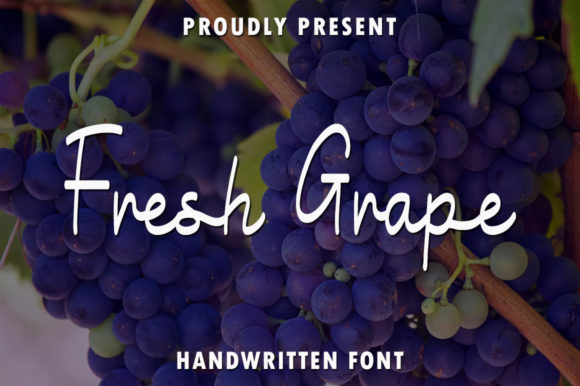 Fresh Grape: A Delicate Handwritten Font for Creative Campaigns