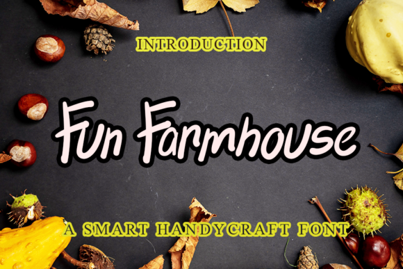 Fun Farmhouse: A Handwritten Font for Modern Branding