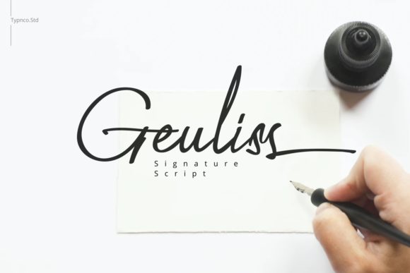 Geuliss: A Stylish Script Font for Handmade Creations