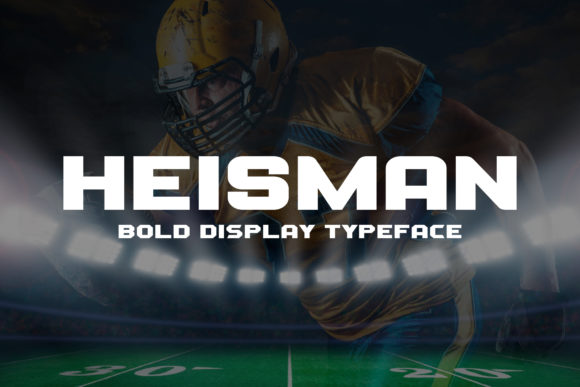Heisman: A Chunky Sans Serif Font for Creative Makers