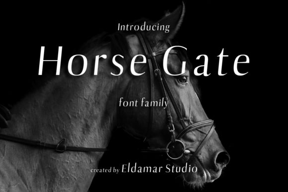 Horse Gate: A Minimal Sans Serif Font for Creative Makers