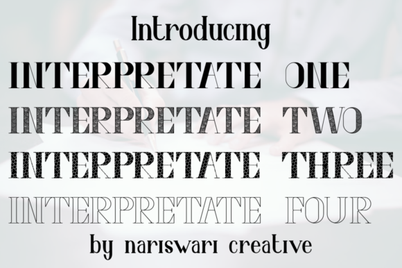 Interpretate: A Bold Serif Font for Eye-Catching Campaigns
