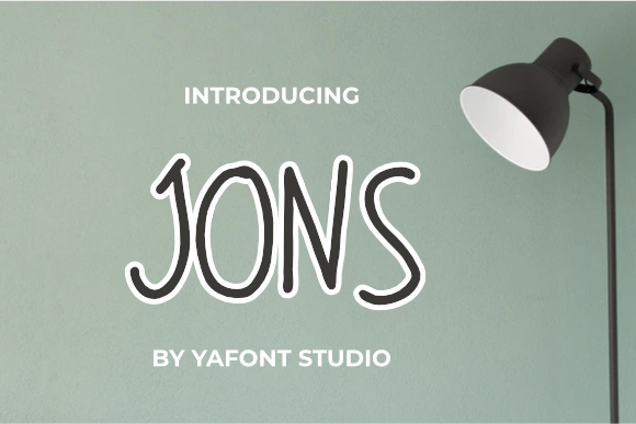 Jons: The Handwritten Font That Elevates Your Brand’s Visual Story