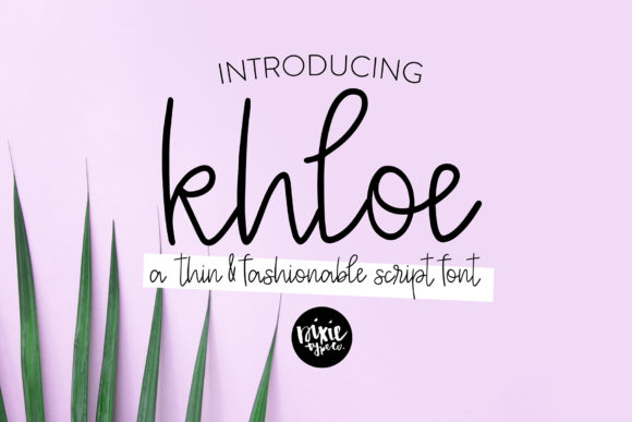 Khloe: Elevate Your Brand with a Modern Handwritten Font