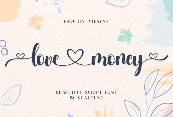 Love Money Script Font for Handmade Creations