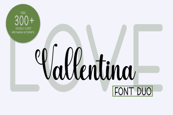 Love Vallentina Duo Font Review