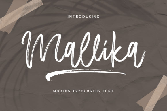 Mallika: A Sweet Script Font for Small Business Branding