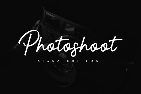 Photoshoot Font for Classy Web Design Projects