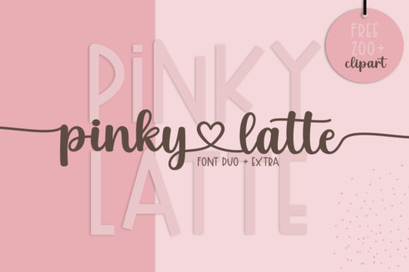 Pinky Latte: A Delicate Script Font for Creative Projects