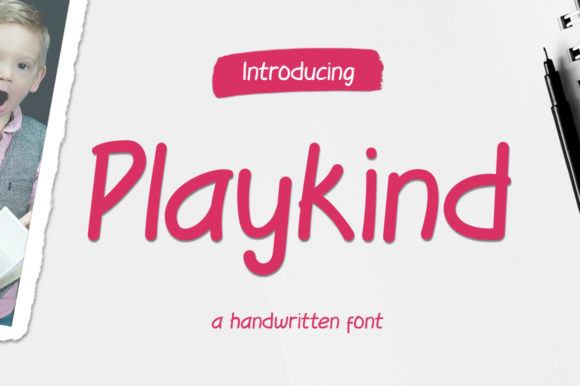 Playkind: A Quirky Handwritten Font for Creative Projects