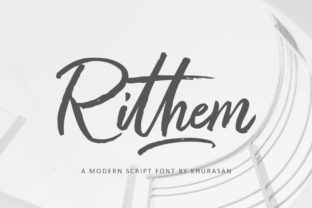 Rithem: A Fresh Handwritten Font for Your Brand