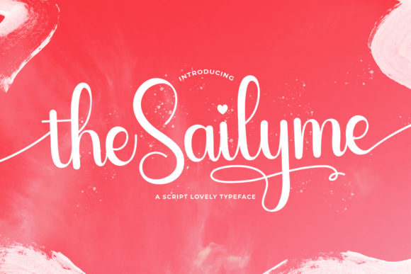 Sailyme: A Romantic Script Font for Branding and Design