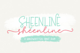 Sheenline Duo: A Contemporary Handwritten Font for Modern Branding