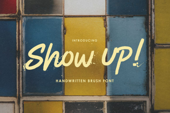 Show Up Font for Digital Creativity