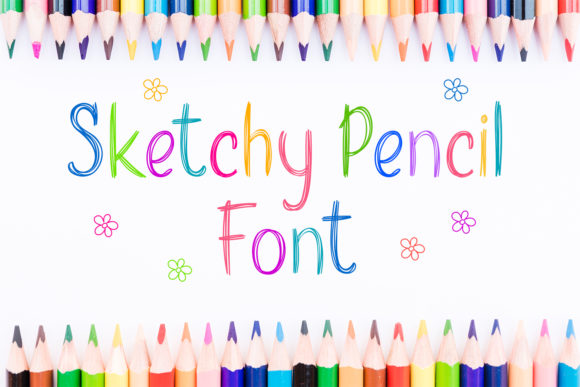 Sketchy Pencil: A Handwritten Font for School-Themed Campaigns