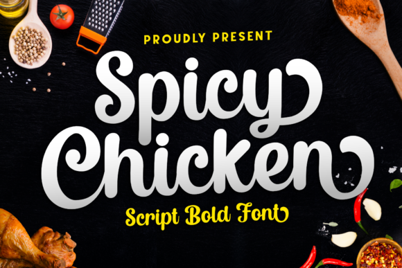 Spicy Chicken Font for Stylish Campaign Designs