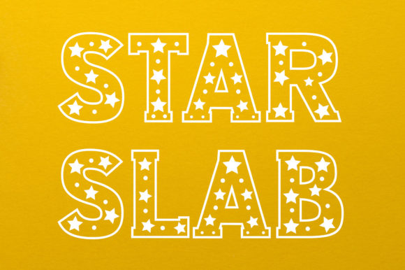 Star Slab: A Bold Decorative Font That Elevates Branding