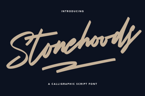 Stonehoods: A Modern Handwritten Font for Creative Crafters