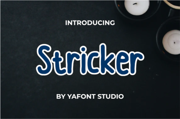 Stricker: A Script Handwritten Font for Creative Campaigns