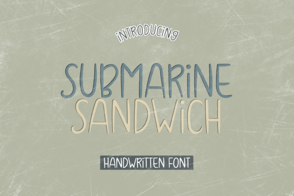 Submarine Sandwich: A Playful Script Font for Editorial Design