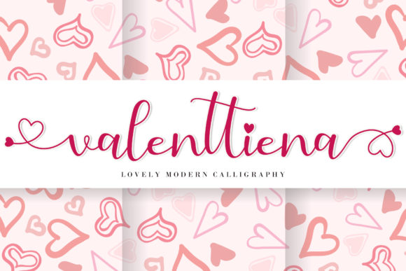 Valenttiena: A Romantic Font for Branding and Design