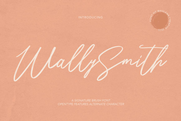 Wally Smith: A Smooth Handwritten Font for Elegant Design