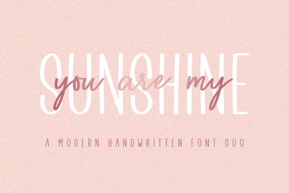 You Are My Sunshine Font for a Polished Brand Look